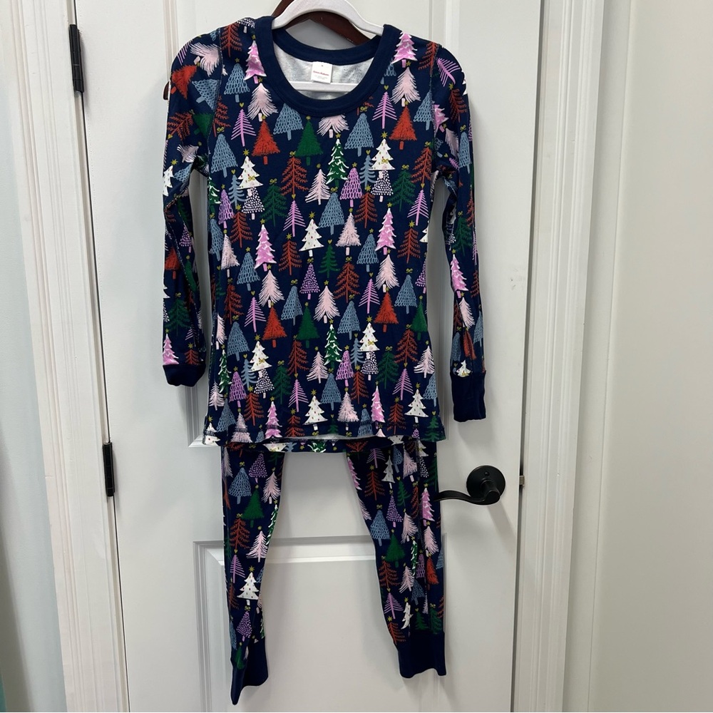 Hanna Andersson- Women’s Holiday Long John Pajamas-Matching Too & Bottom, Medium